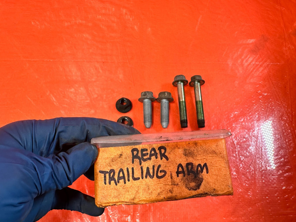 08 15 SUBARU IMPREZA WRX & STI   REAR TRAILING ARM BOLTS   OEM #2830