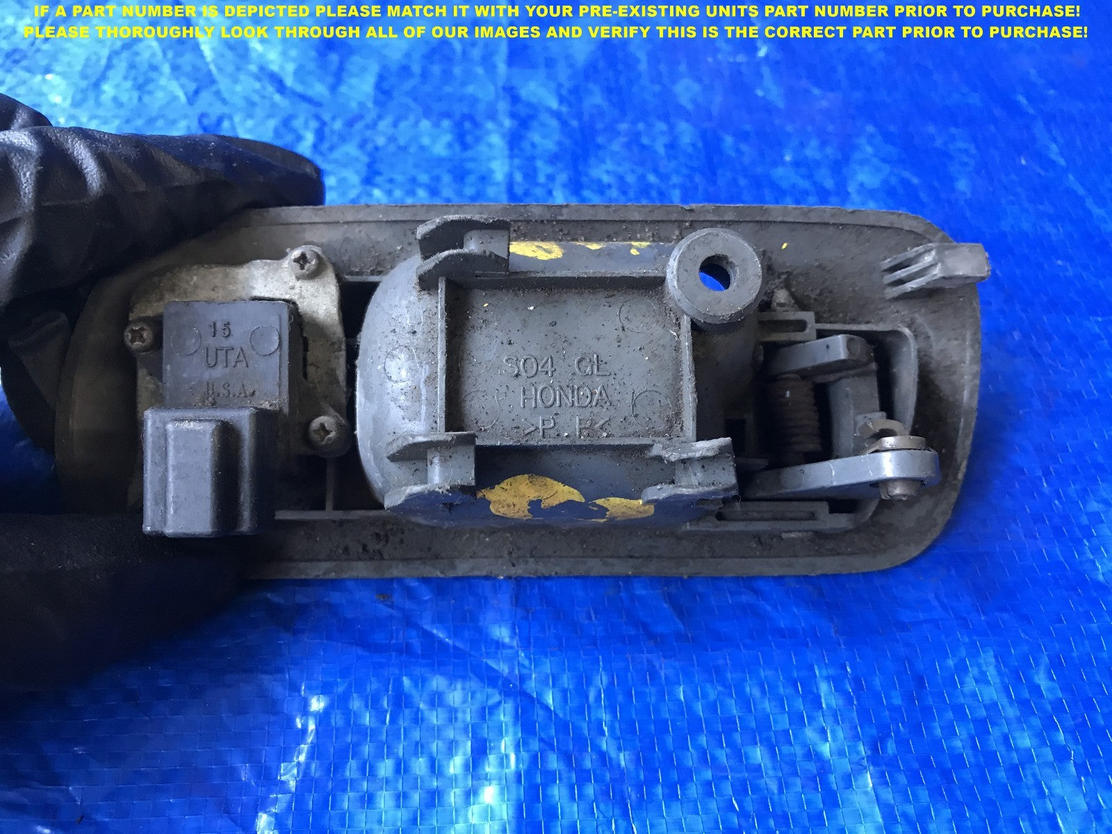 OEM 1996 1997 1998 HONDA CIVIC SEDAN DRIVER LEFT FRONT INTERIOR DOOR HANDLE  1