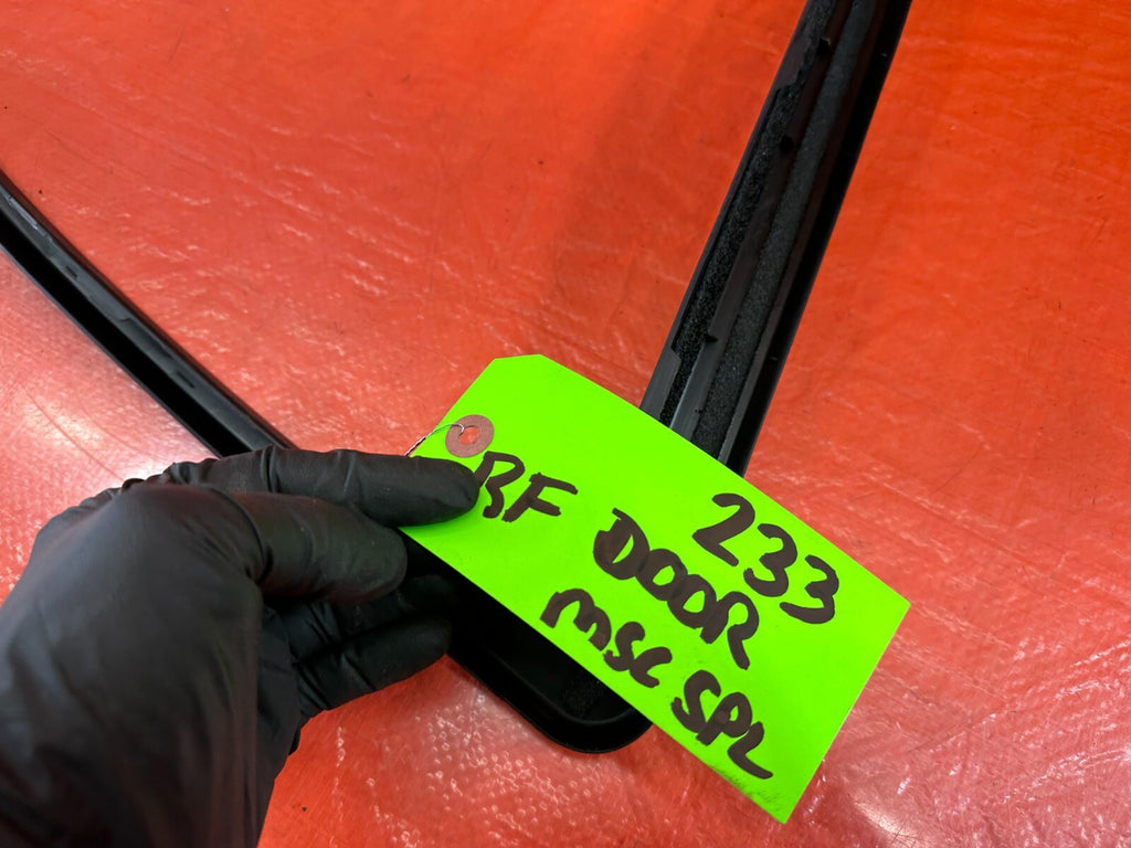 09 12 ACURA TSX PASSENGER RIGHT FRONT   INTERIOR DOOR WINDOW TRIM   OEM #23310