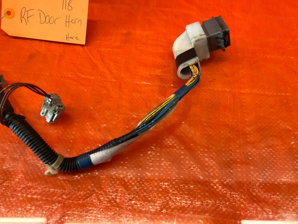 96 01 INTEGRA SEDAN PASSENGER RIGHT FRONT DOOR WIRING HARNESS WIRE LOOM OEM #1185