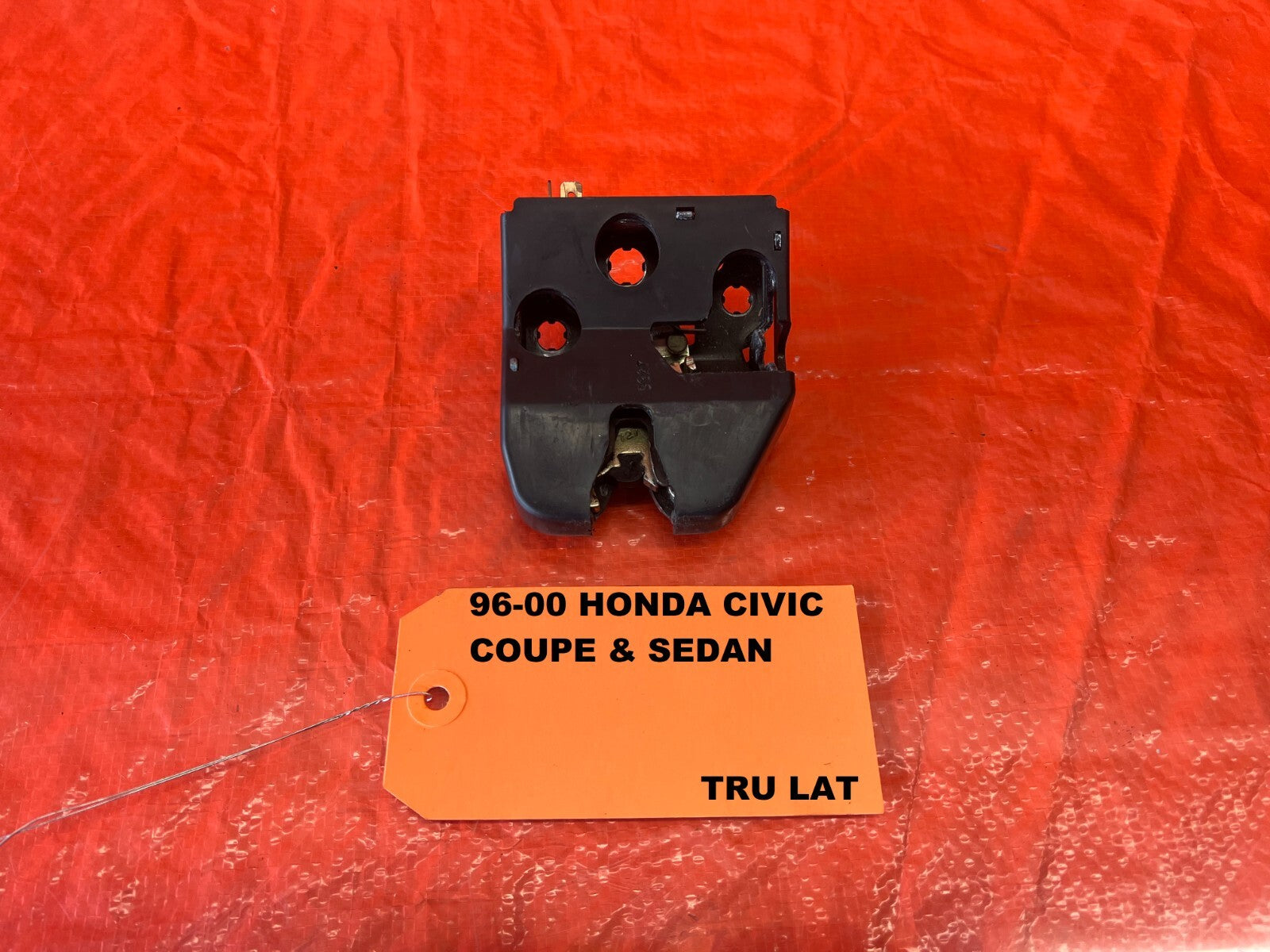 96 00 HONDA CIVIC   COUPE & SEDAN   TRUNK HINGE HATCH LATCH   OEM FACTORY #2210