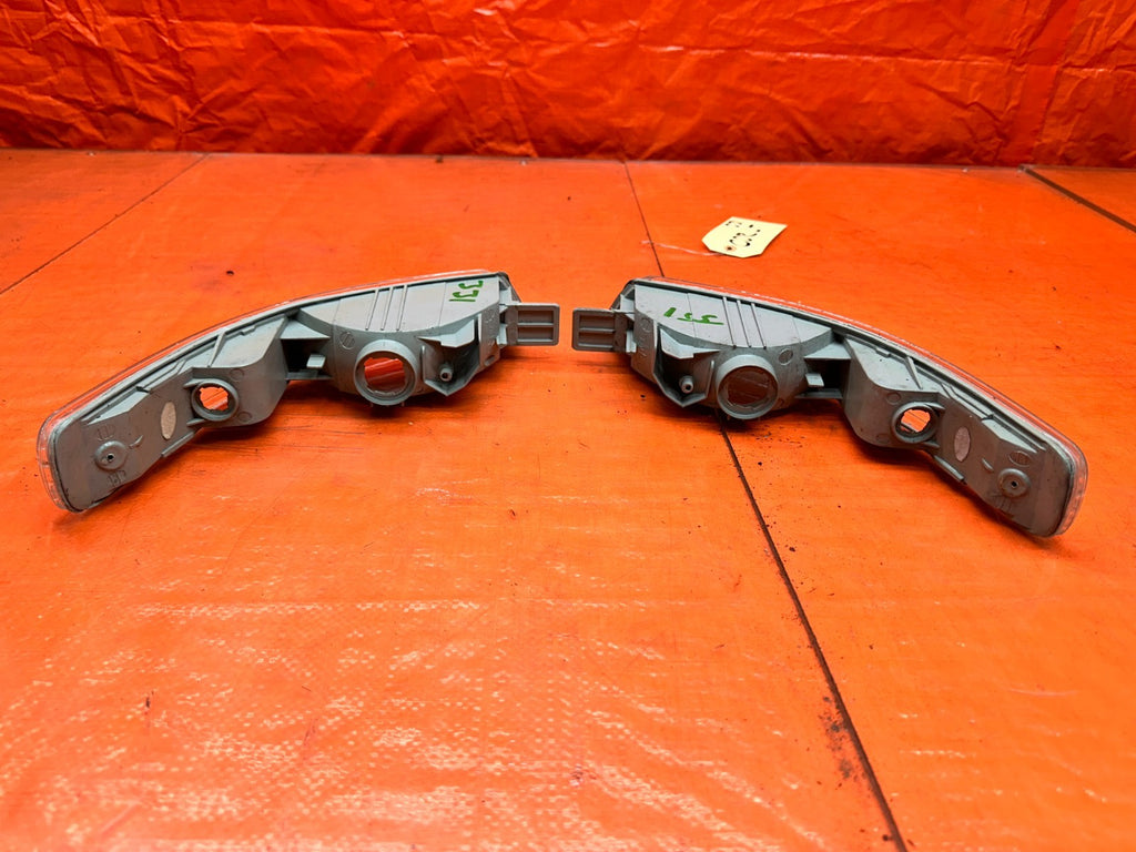 98 01 ACURA INTEGRA AFTERMARKET CLEAR FRONT BUMPER TURN SIGNAL LIGHTS #3317
