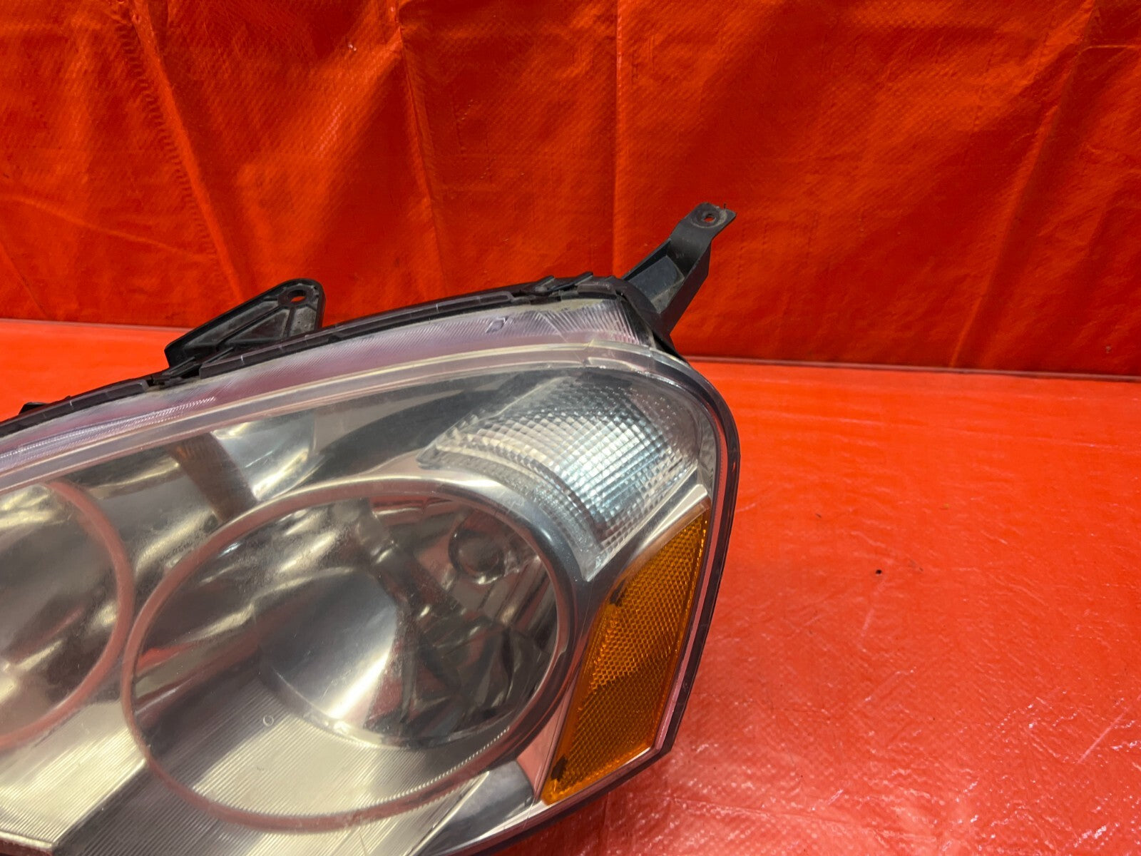 02 04 ACURA RSX   HEADLIGHT HEADLAMP   DRIVER LEFT LH   AFTERMARKET 1 BAD TAB4