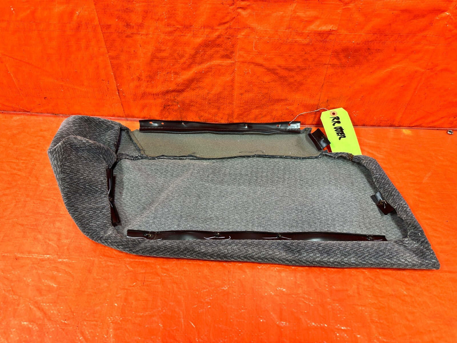 96 00 HONDA CIVIC SEDAN 4D   PASSENGER RIGHT REAR OUTER SEAT SKIN WRAP OEM #2971