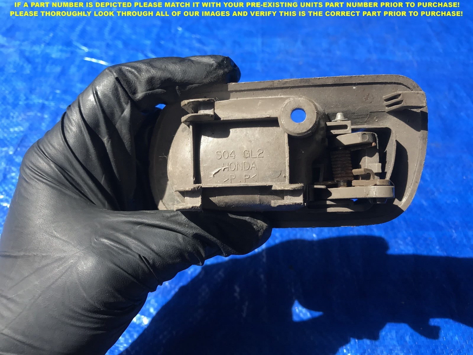 OEM 1996 1997 1998 1999 HONDA CIVIC SEDAN DRIVER LEFT REAR INTERIOR DOOR HANDLE1