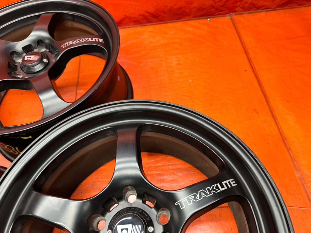 MOTEGI RACING TRAKLITE 17 INCH ALLOY WHEELS SET OF 3 17x8 +40 5x114.3 AFTERMARKE7