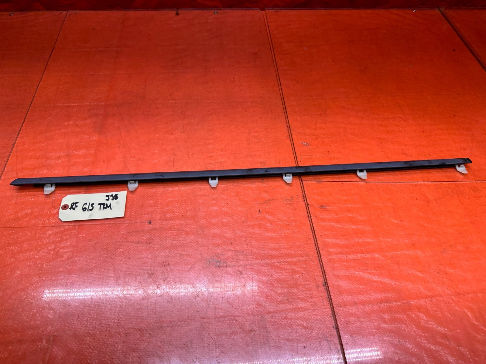 97 01 HONDA PRELUDE 2.2L PASSENGER RIGHT DOOR WINDOW GLASS TRIM MOLDING OEM #3350