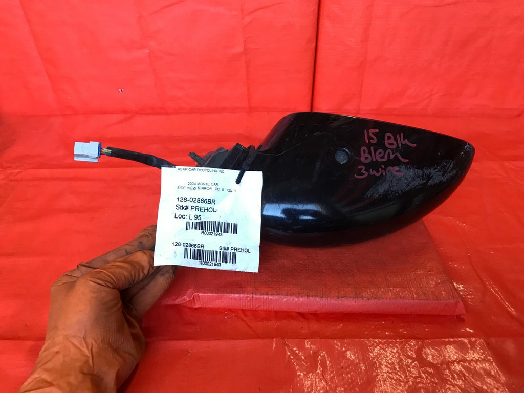 OEM 2006 2007 CHEVROLET MONTE CARLO PASSENGER RIGHT SIDE VIEW MIRROR   3 PIN8
