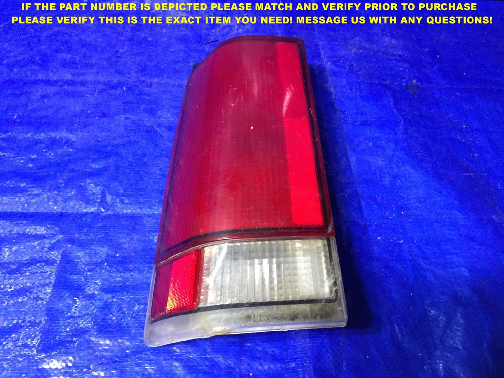 OEM 1996 1997 1998 1999 CHEVROLET CHEVY EXPRESS DRIVER LEFT TAIL LIGHT 165230230