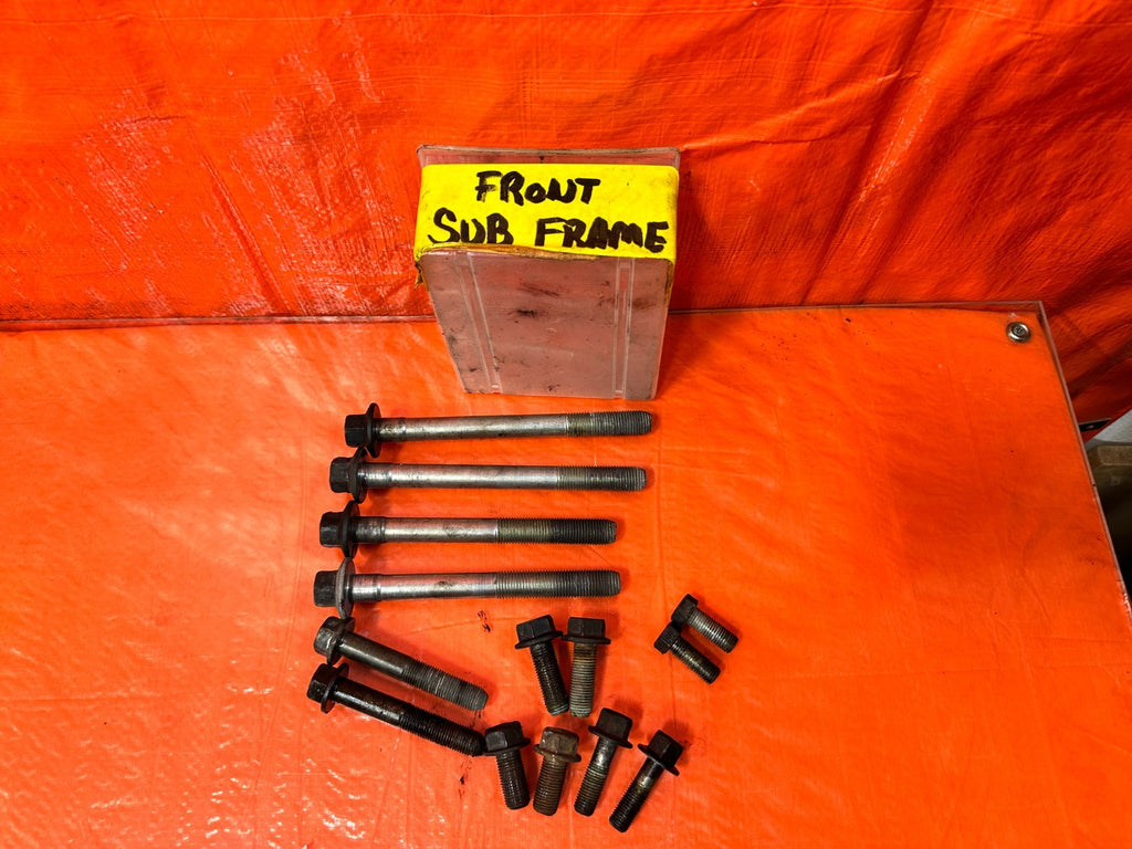 04 08 ACURA TSX   FRONT CROSSMEMBER SUBFRAME SUB FRAME BOLTS HARDWARE   OEM #3220
