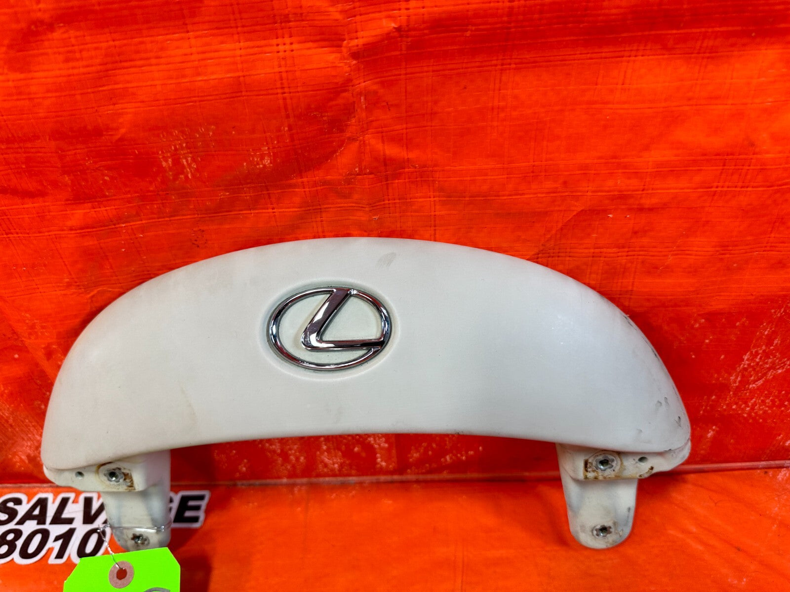 02 06 LEXUS SC430   LEFT OR RIGHT FRONT SEAT   UPPER TRIM   ECRU   OEM #2616