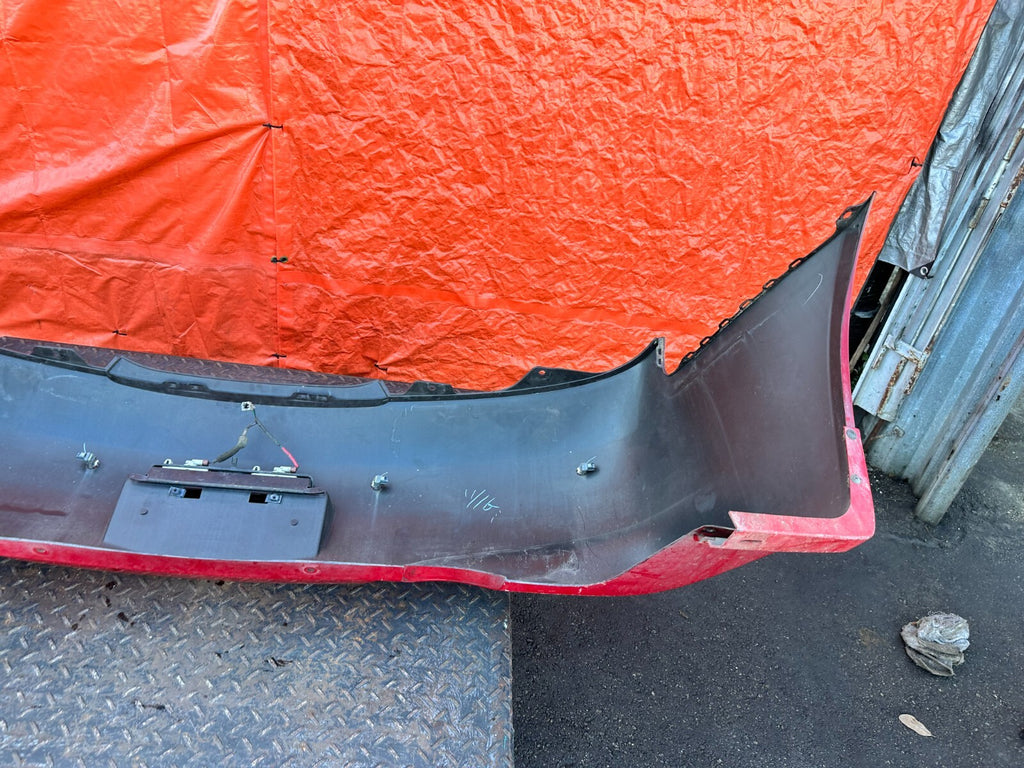 09 15 INFINITI G37 CONVERTIBLE   REAR BUMPER COVER   RED COLOR   OEM #27820