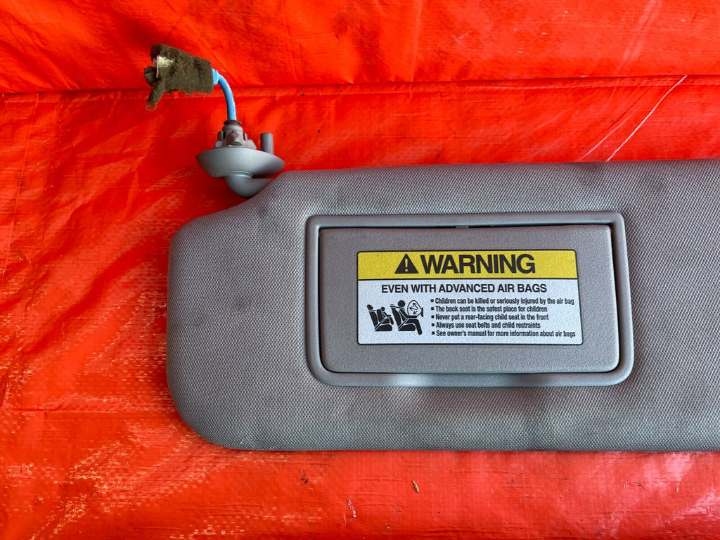 11 13 HONDA ODYSSEY   SUNVISOR SET   LEFT RIGHT DRIVER PASSENGER   GRAY   OEM OE7