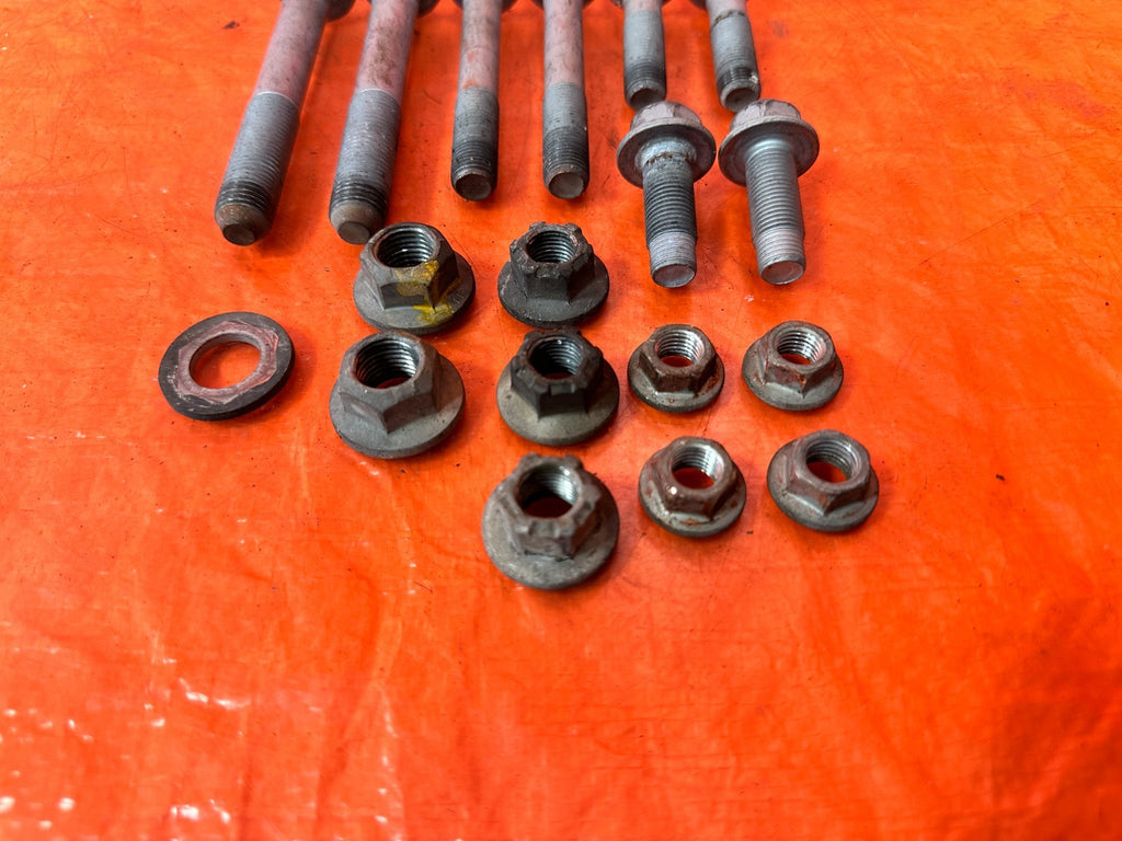 16 24 INFINITI Q50   POWER STEERING RACK BOLTS BRACKETS HARDWARE   OEM #3143