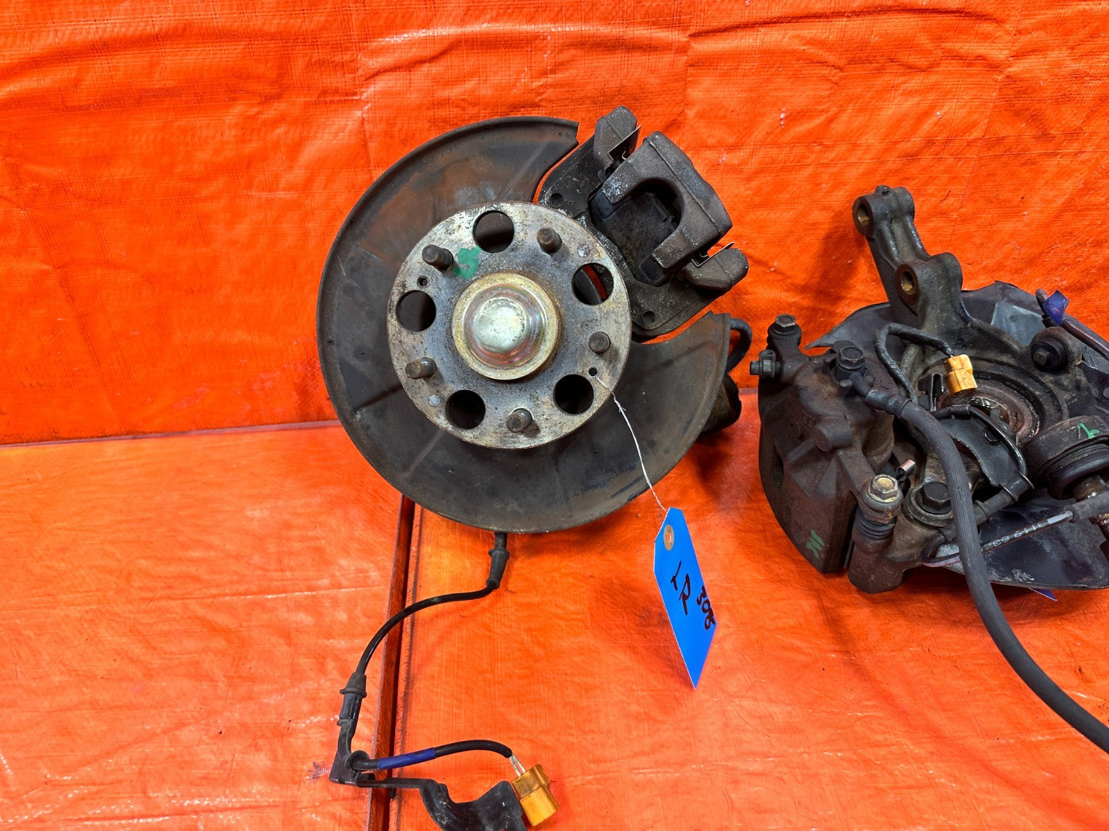 01 05 HONDA CIVIC 32MM EP3 5x114.3 5 LUG CONVERSION SPINDLES KNUCKLES HUBS OEM20