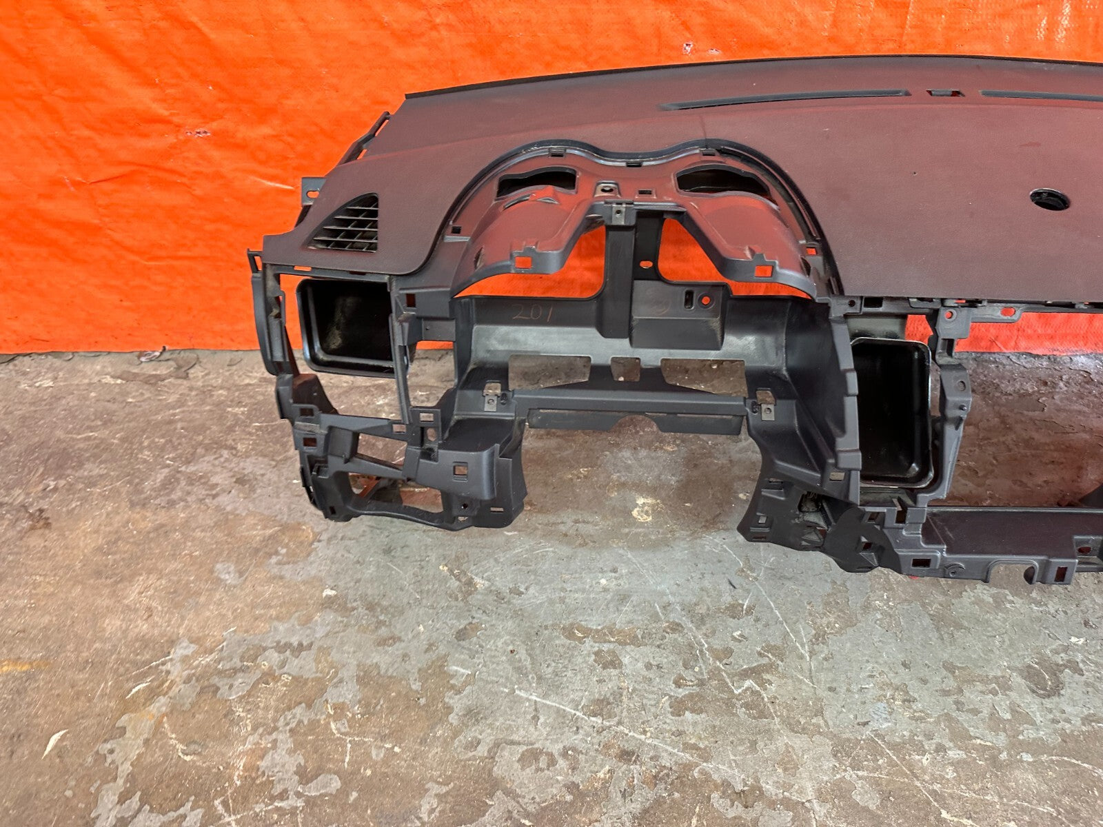 08 15 LANCER EVOLUTION X EVO 10   DASHBOARD DASH BOARD PANEL W/ BEZEL TRIMS #21410