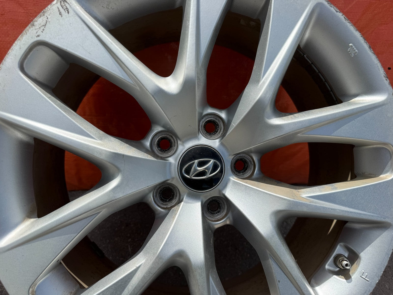 13 16 HYUNDAI GENESIS COUPE  FRONT WHEEL RIM 18x7.5 +32   OEM FACTORY #326 29