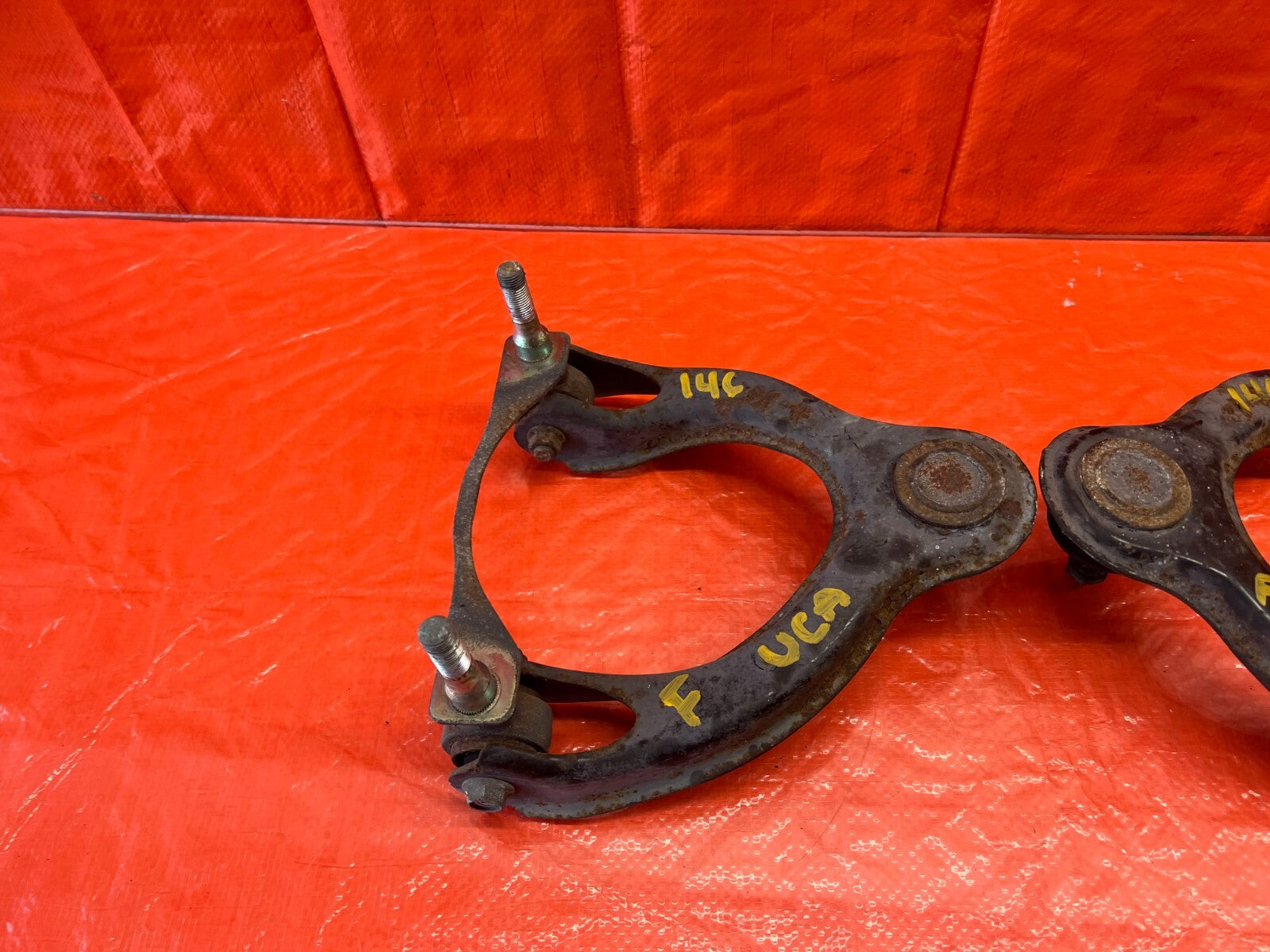 94 96 HONDA DEL SOL   FRONT UPPER CONTROL ARMS LEFT & RIGHT SET   OEM #1466