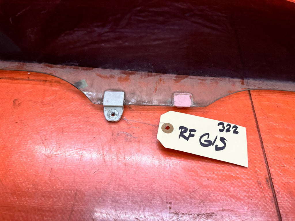 2009-2014 ACURA TSX 4D PASSENGER RIGHT FRONT DOOR GLASS WINDOW OEM #3222
