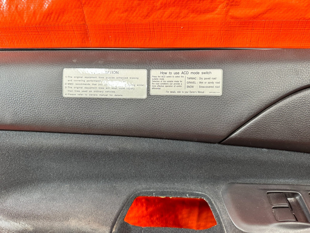 03 05 LANCER EVOLUTION EVO VIII IX 8 9   DOOR PANELS SET DOOR PANELS   OEM #EV93