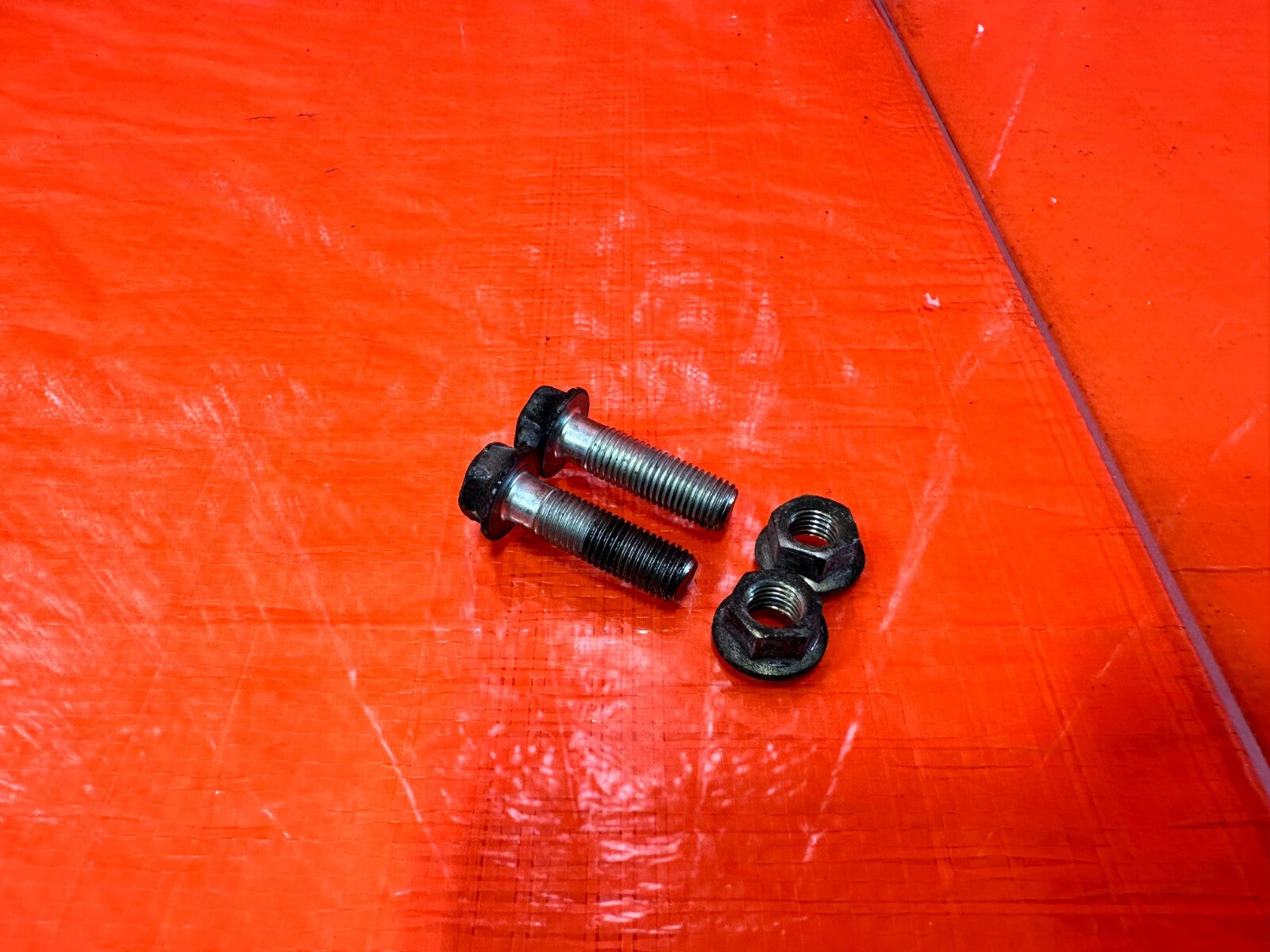 97 01 HONDA PRELUDE   H22 H22A AC COMPRESSOR BRACKET BOLTS NUTS HARDWARE OEM 2630