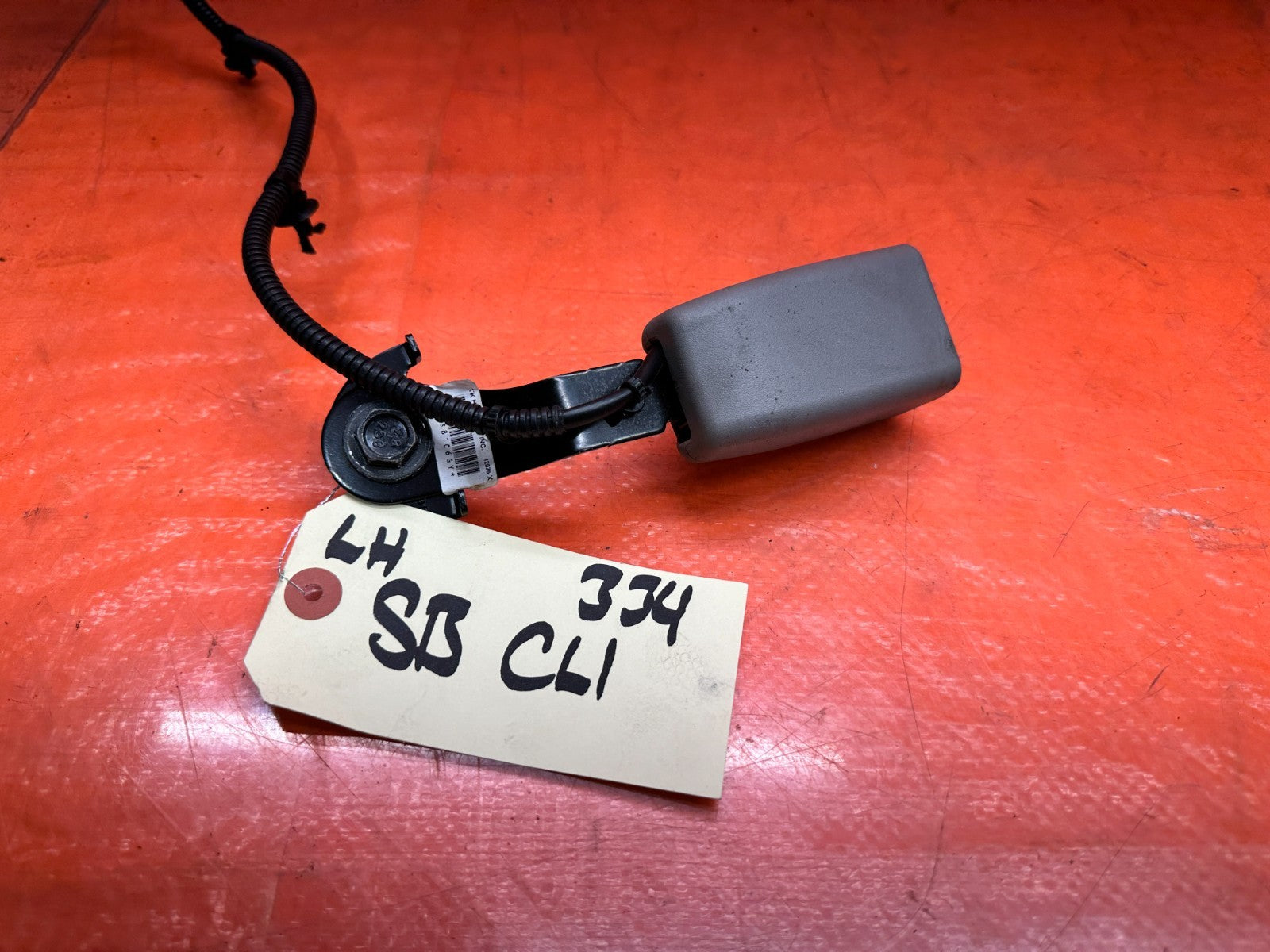13 15 HONDA CIVIC SI 4D LEFT DRIVER FRONT SEAT BELT BUCKLE RECEPTACLE OEM #3344