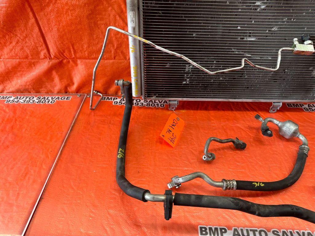 08 12 LEXUS ES350   AC LINE SET LINES PIPES HOSES W/ CONDENSER  12
