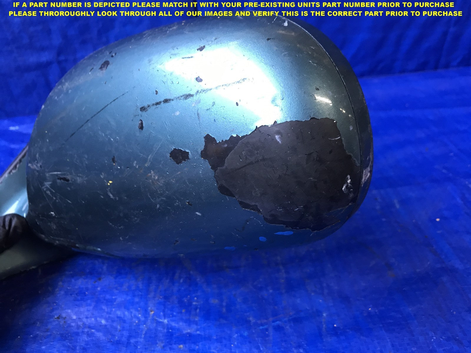 OEM 1990 1991 1992 1993 HONDA ACCORD DRIVER LEFT SIDE VIEW MIRROR               3