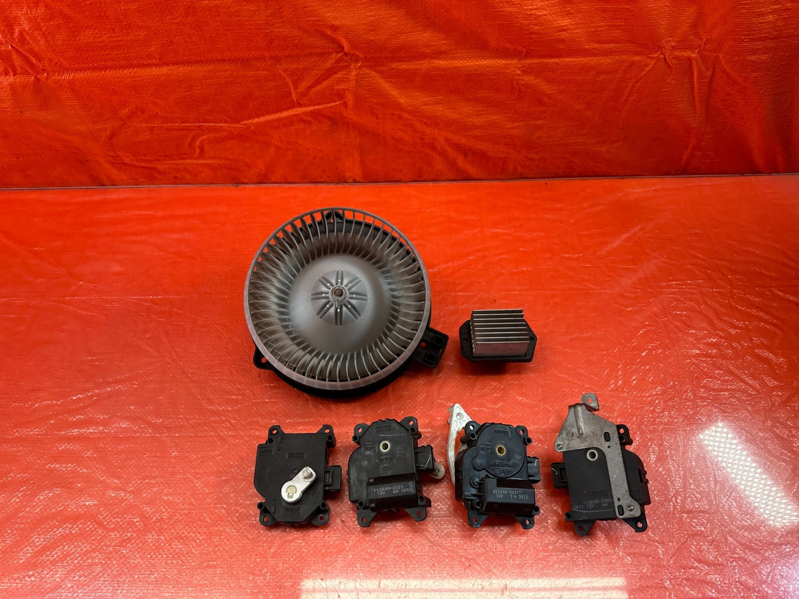 04 08 ACURA TSX   HVAC AIR CONDITIONING AC BLOWER MOTOR & RESISTOR KIT   OEM 1964