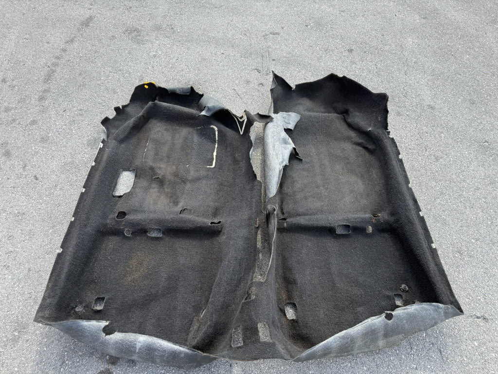 93 97 HONDA DEL SOL   INTERIOR FLOOR CARPET RUG MAT   BLACK IN COLOR   OEM #2951