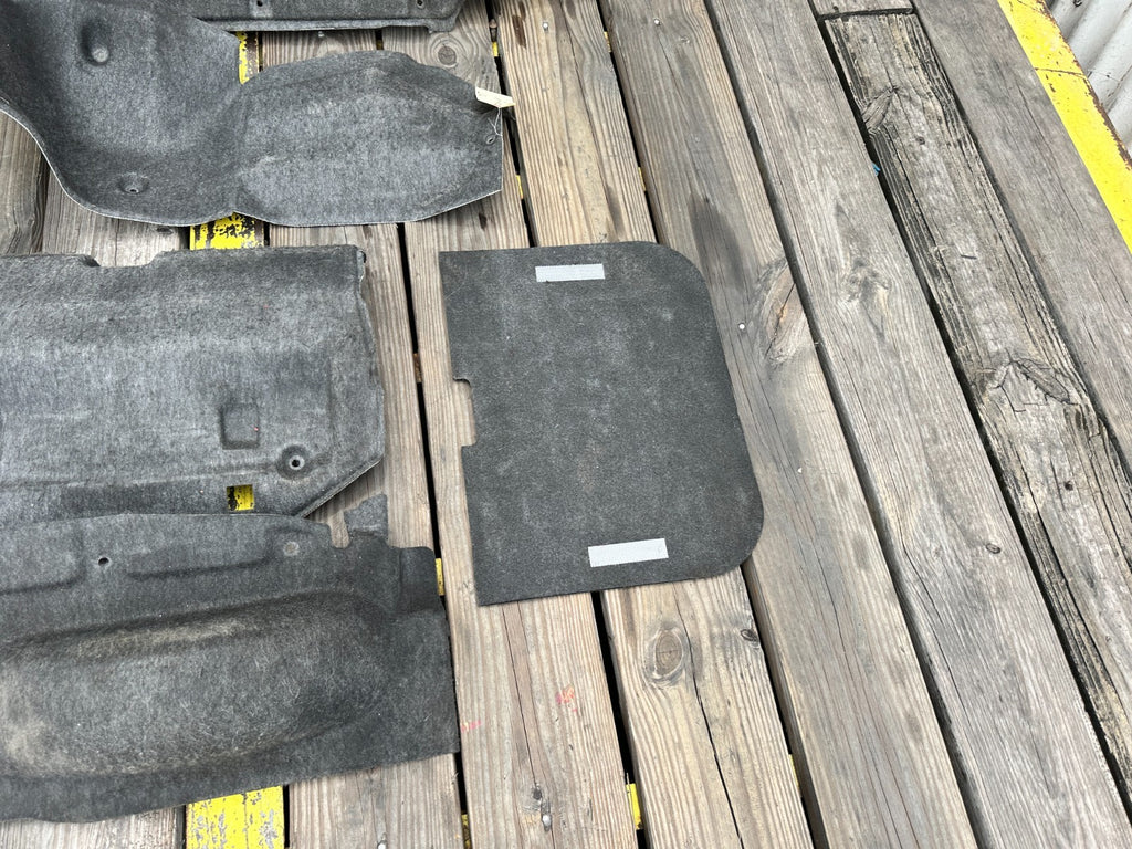 00 03 HONDA S2000 AP1 2.0L REAR TRUNK CARPET MAT LINER PANEL KIT SET 6 PIECES #36