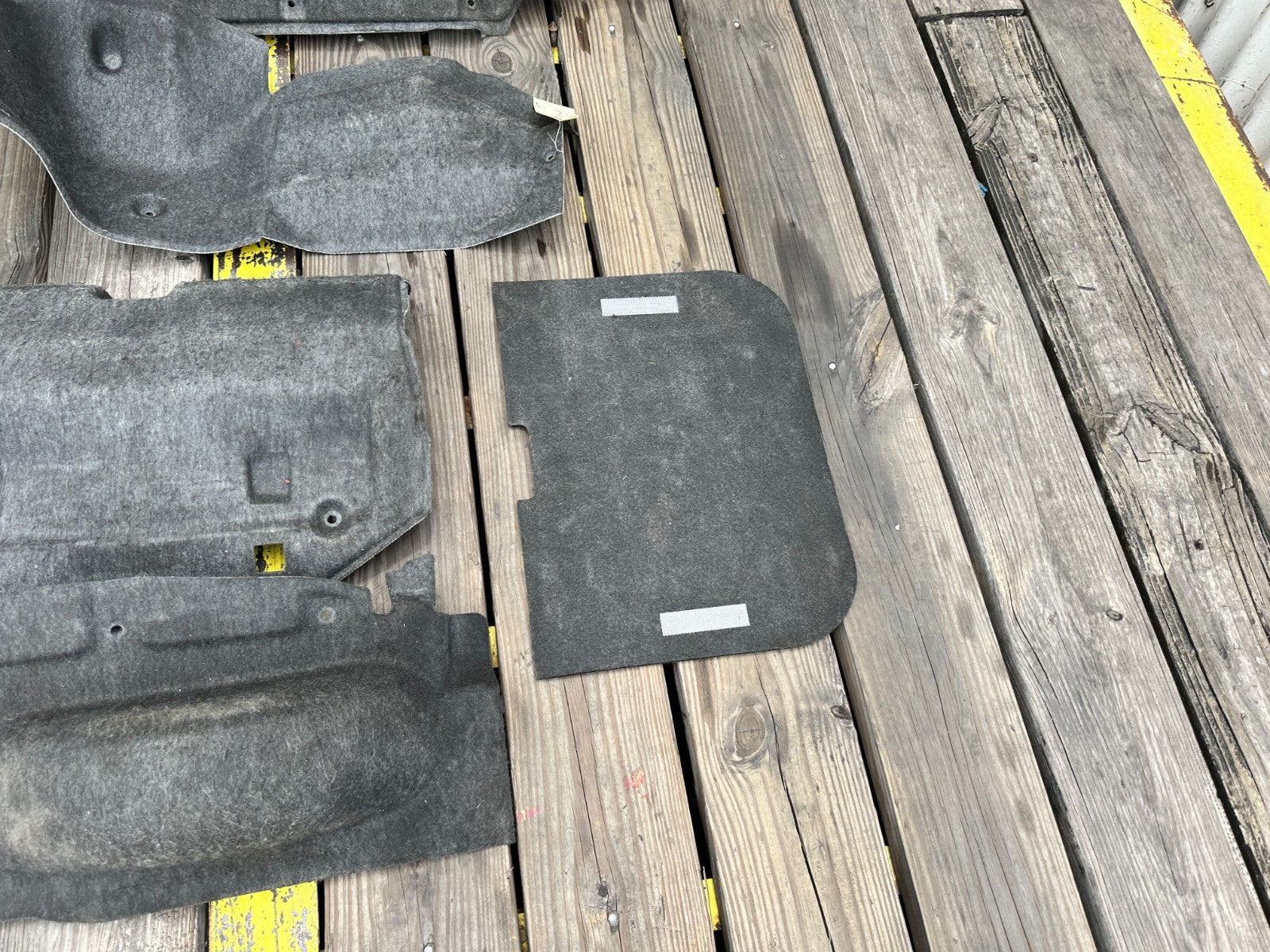 00 03 HONDA S2000 AP1 2.0L REAR TRUNK CARPET MAT LINER PANEL KIT SET 6 PIECES #36