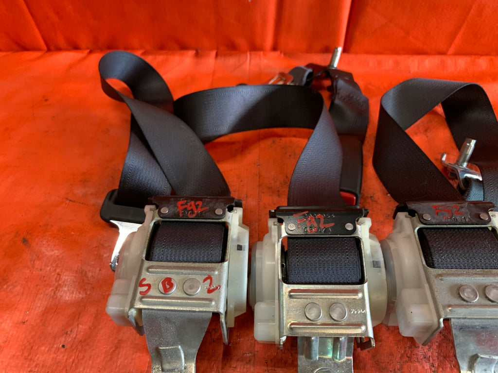 OEM 2008 08 HONDA CIVIC SI COUPE   COMPLETE REAR SEAT BELT SET LEFT RIGHT CENTER9