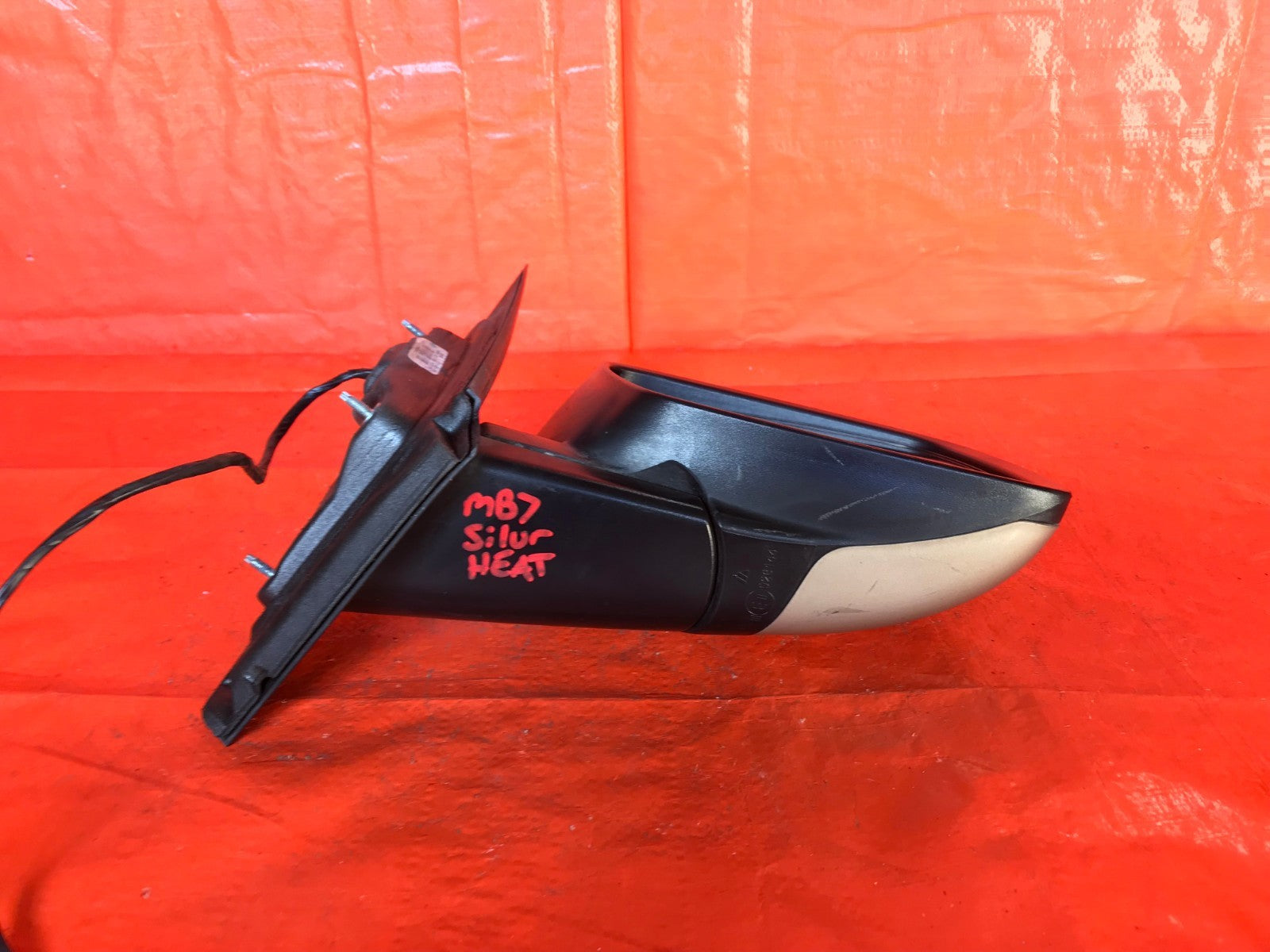 OEM 2015 2016 DODGE JOURNEY PASSENGER RIGHT SIDE VIEW MIRROR   SILVER   HEATED9