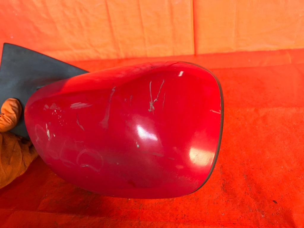 OEM 2011 11 TOYOTA YARIS HATCHBACK PASSENGER RIGHT SIDE VIEW MIRROR MANUAL RED3