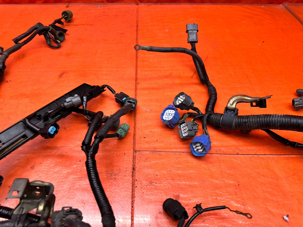 97 01 HONDA PRELUDE 2.2L H22A ENGINE MOTOR MAIN WIRE WIRING HARNESS OEM #33615