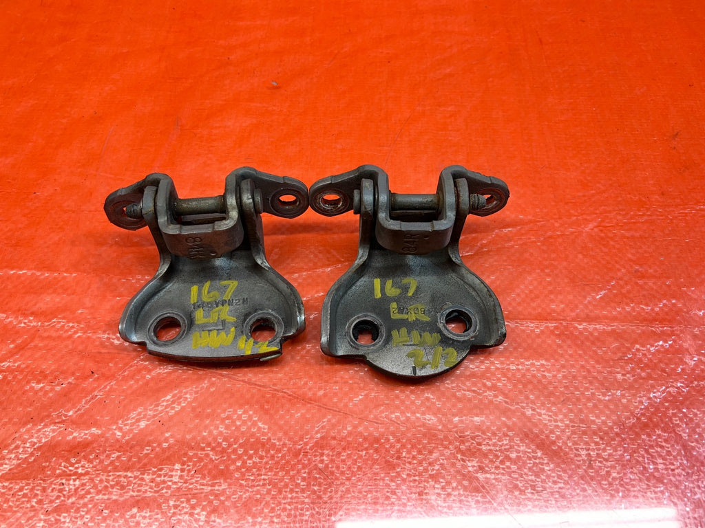 98 02 HONDA ACCORD SEDAN DRIVER LEFT REAR DOOR HINGE SET UPPER LOWER OEM #16710