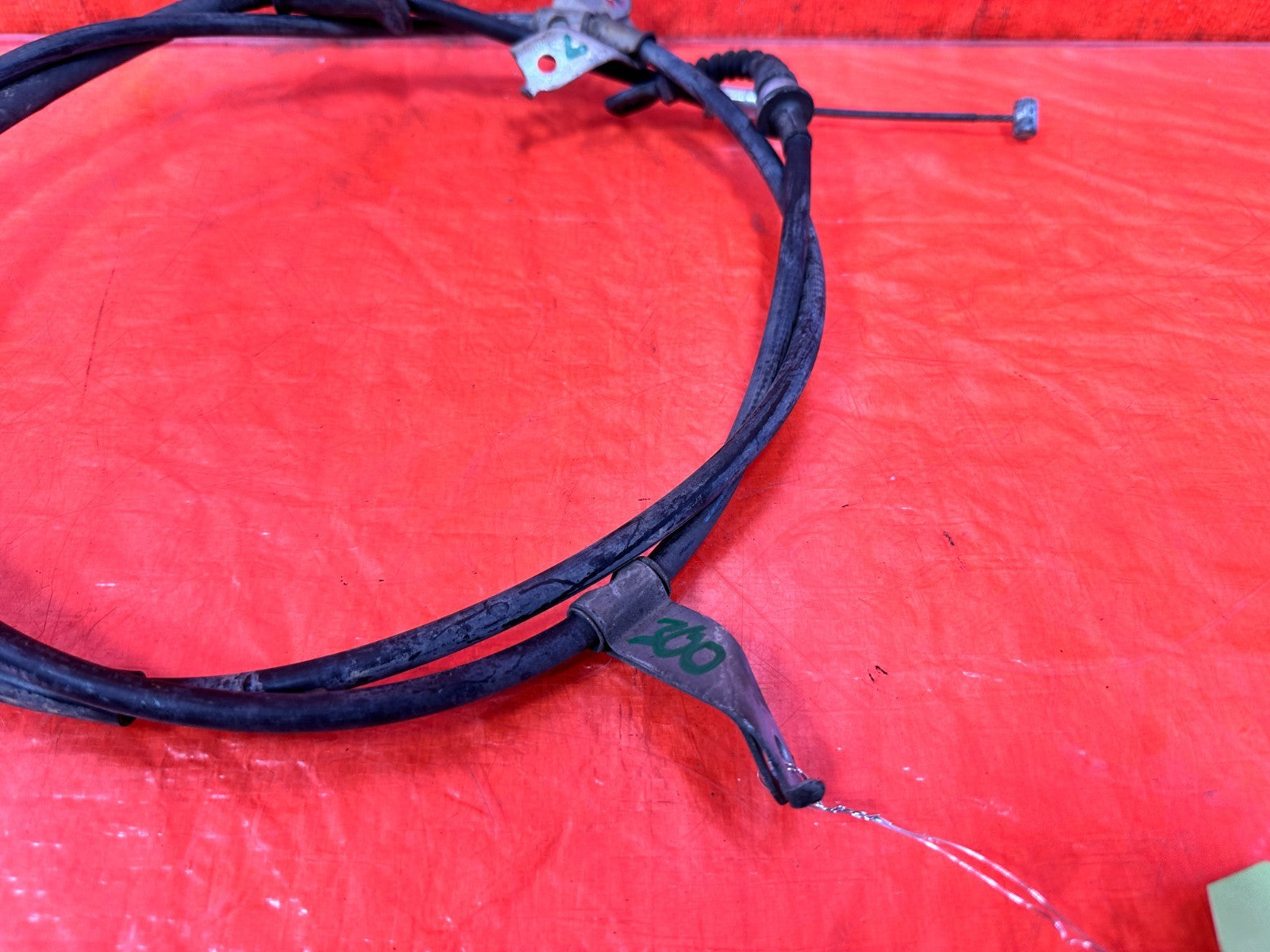 06 11 HONDA CIVIC SI   DRIVER LEFT REAR EMERGENCY BRAKE CABLE   OEM #3001