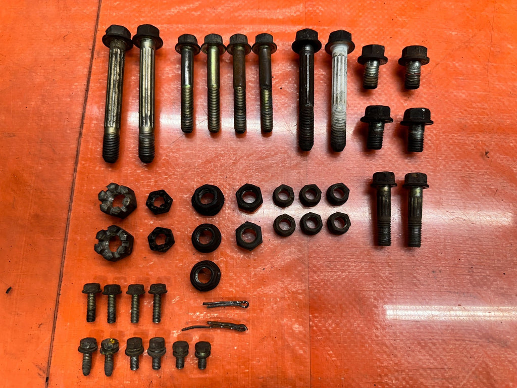 97 01 HONDA PRELUDE 2.2L FRONT KNUCKLE SPINDLE CONTROL ARM BOLTS OEM #3365
