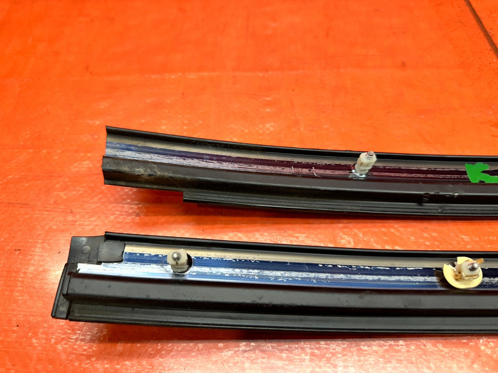1994 2001 ACURA INTEGRA COUPE DOOR SASH TRIM MOLDING SET LH RH PAIR OEM #33110