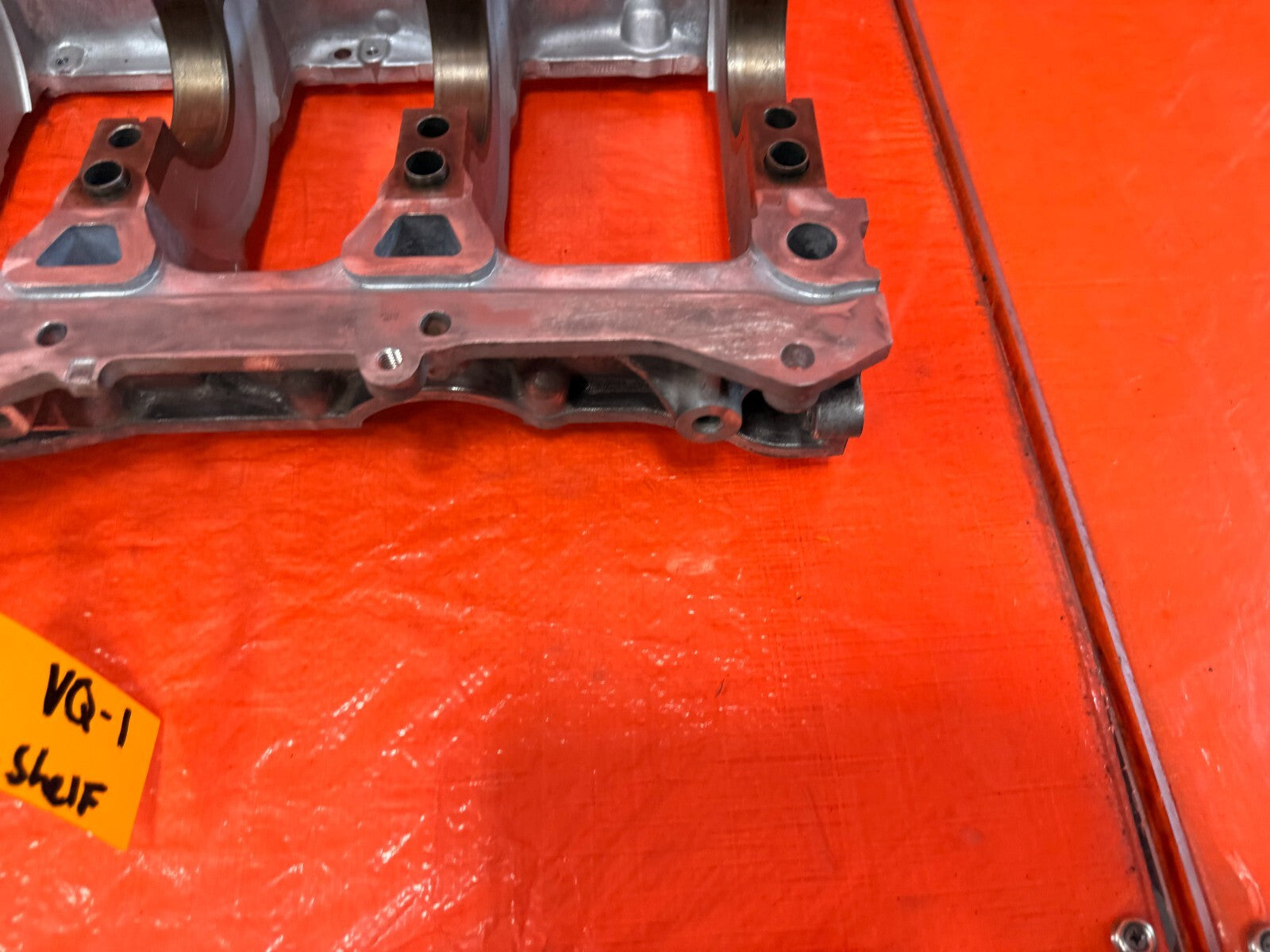 10 15 INFINITI G37   ALUMINUM   CRANK CRANKSHAFT GIRDLE OIL PAN   OEM #VQ1