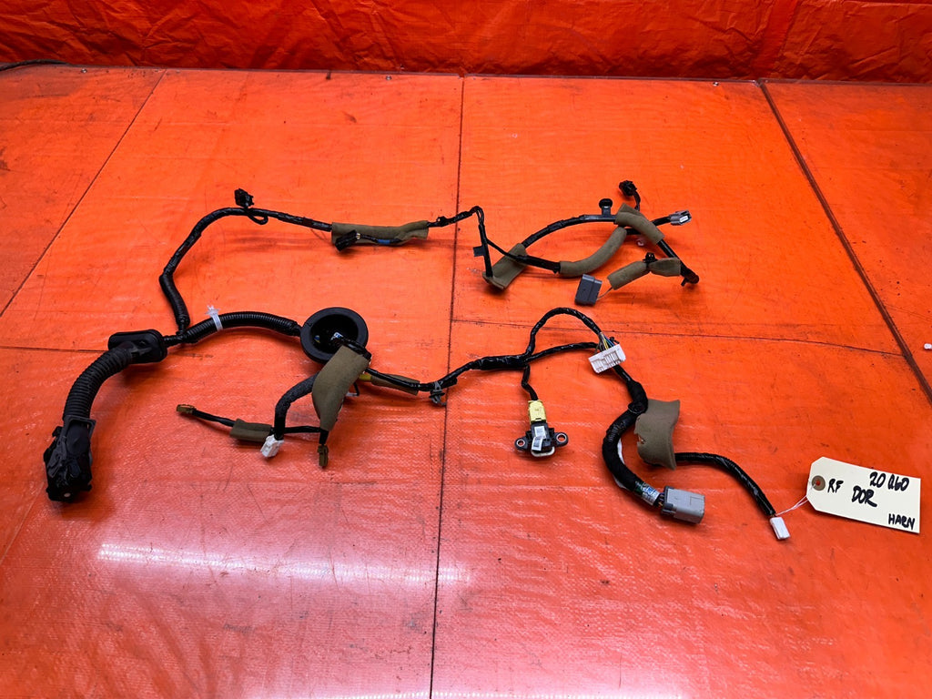 2016-2020 INFINITI Q60 COUPE PASSENGER RIGHT DOOR WIRING HARNESS OEM #20Q600