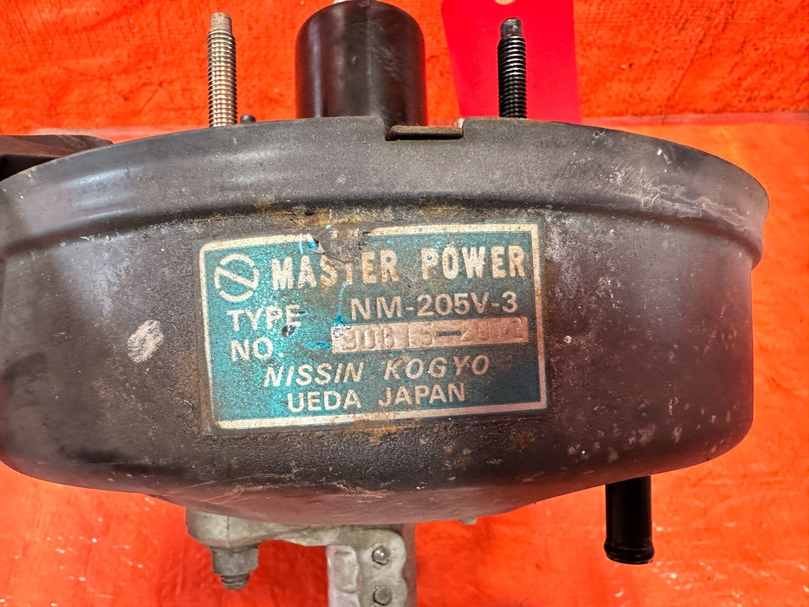 90 91 HONDA CIVIC HATCHBACK   BRAKE BOOSTER & MASTER CYLINDER   OEM 3255