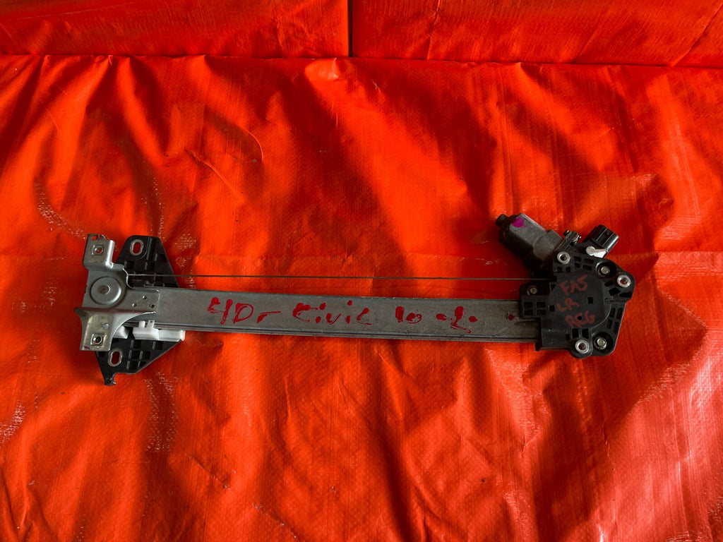 06 11 HONDA CIVIC SEDAN 4 DOOR   DRIVER LEFT REAR WINDOW REGULATOR   OEM OE0