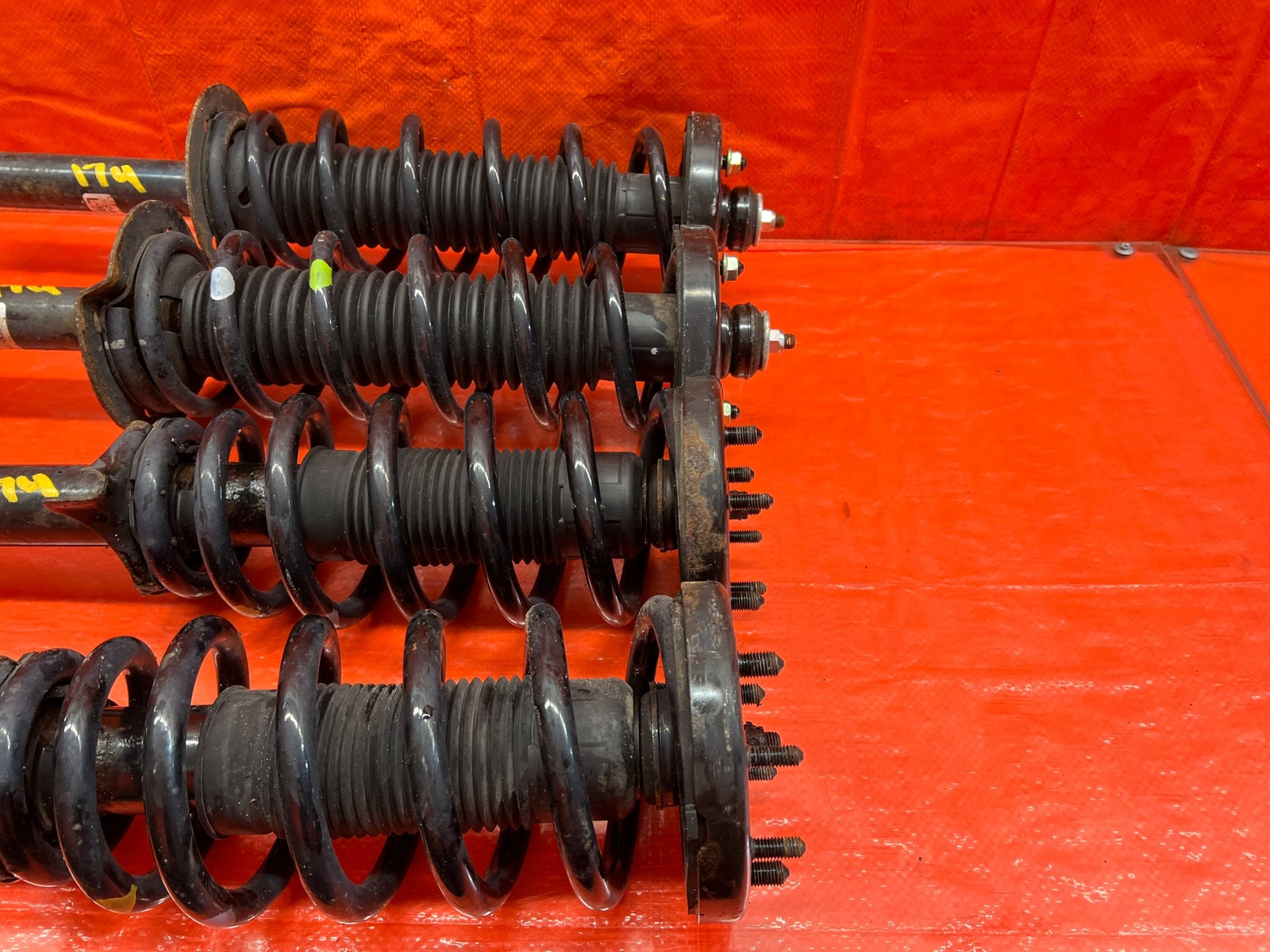 10 12 HONDA ACCORD SEDAN EX L   SHOCKS AND SPRINGS FRONT REAR FACTORY OEM   #1745