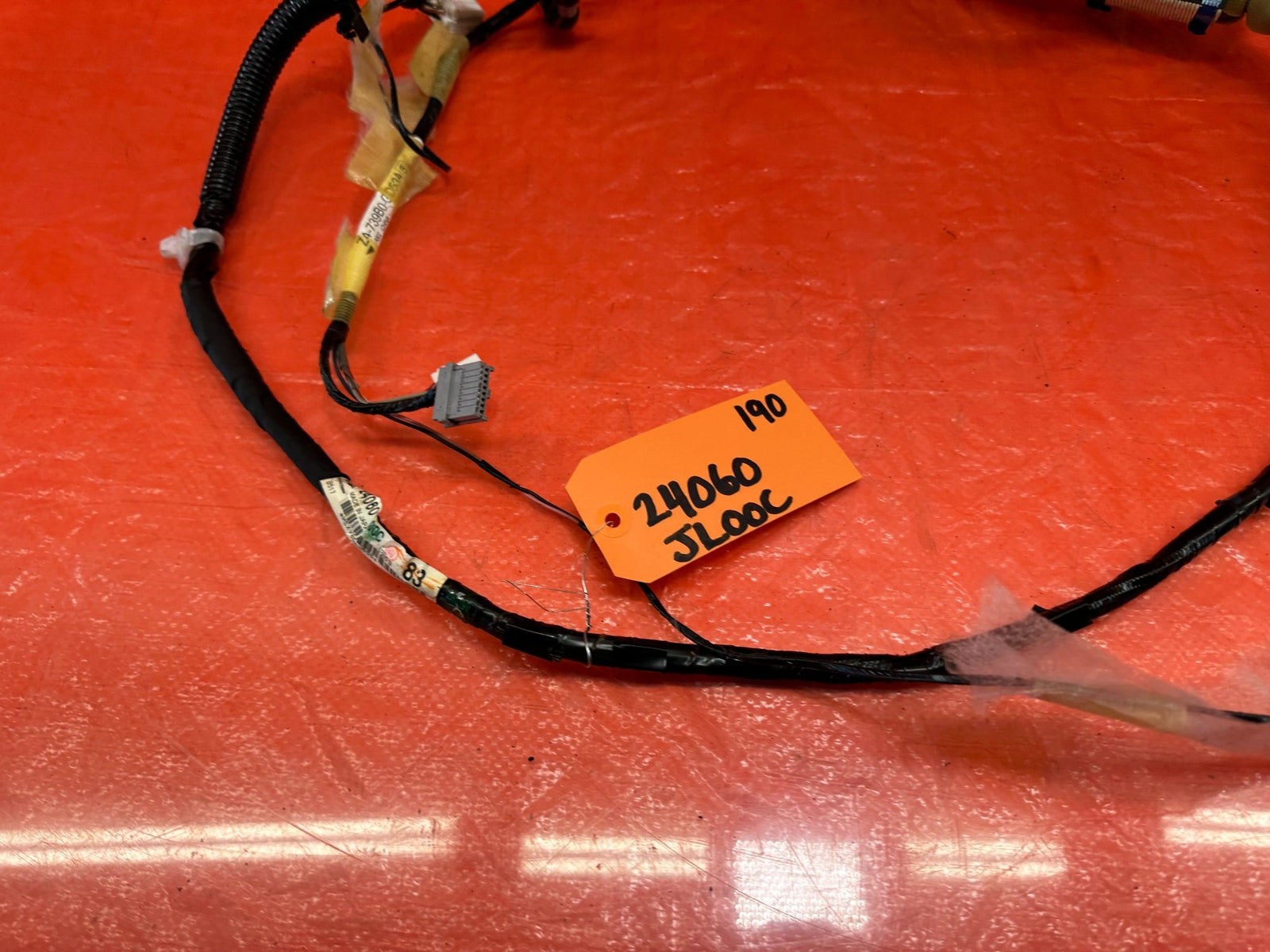 08 10 INFINITI G37 2D COUPE   SUNROOF WIRE HARNESS WIRING LOOM   OEM FACTORY 1907