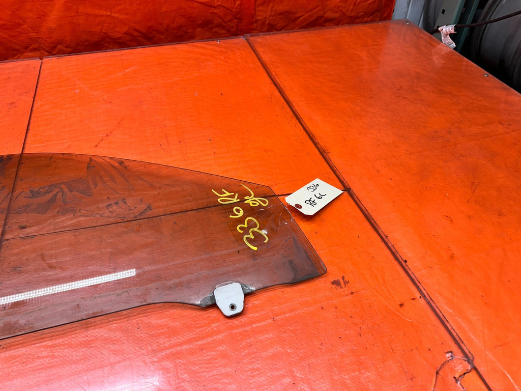 97 01 HONDA PRELUDE 2.2L PASSENGER RIGHT DOOR DOORGLASS WINDOW GLASS OEM #3364