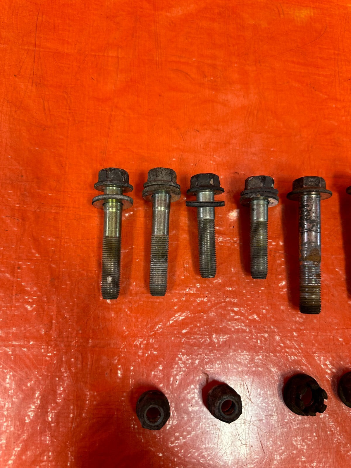 97 01 HONDA PRELUDE   REAR TRAILING ARM BOLTS NUTS HARDWARE   OEM #2597