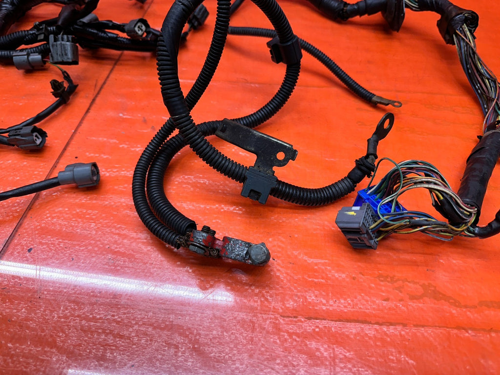 99 00 HONDA CIVIC SI 1.6L B16A2 B16 B16A ENGINE WIRE HARNESS OEM  MISSN 2 PLUGS2