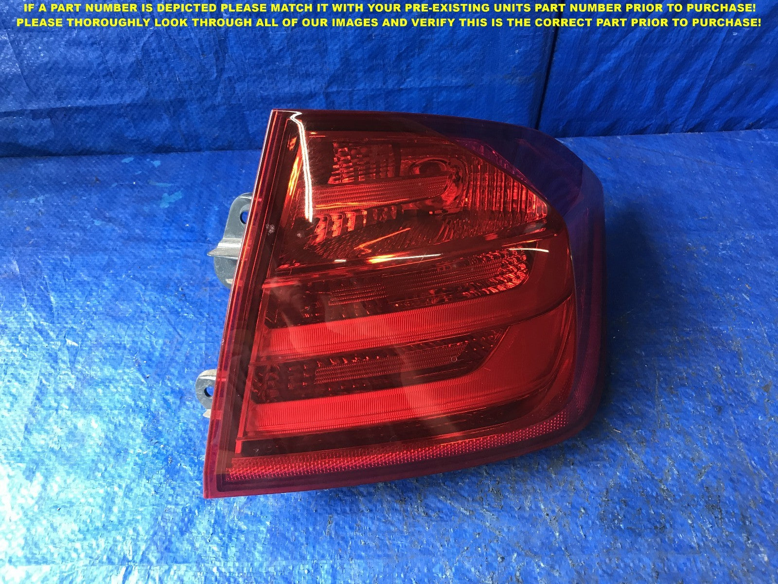 OEM 2012 2013 2014 2015 BMW 328i 330i 335i PASSENGER RIGHT TAIL LIGHT0